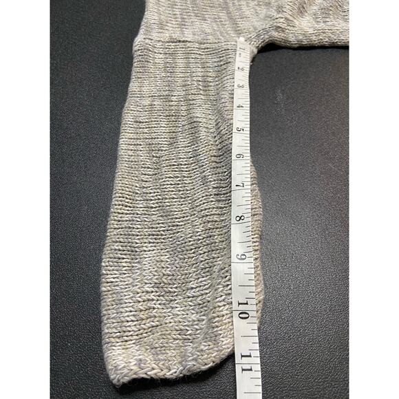 Soft Surroundings Crossover Wrap Sweater Womens M Long Sleeve V Neck Linen Gray - Picture 8 of 11